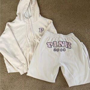 Pink 2004 Hoodie and Jogger Set